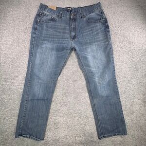 F.U.S.A.I. 1997 Mens Straight Leg Denim Jeans Medium Wash Blue Size 40x32 Cotton